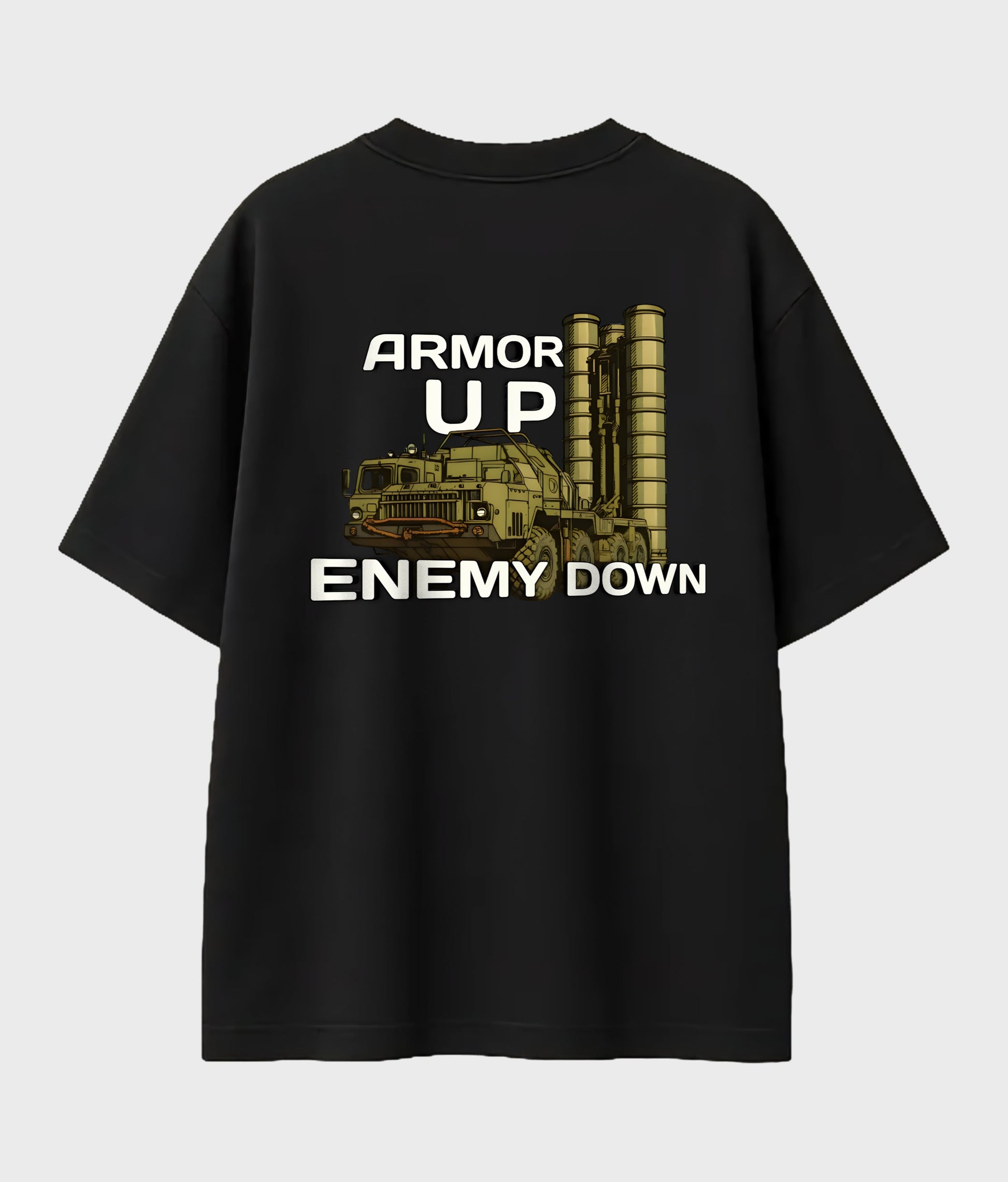 ARMOR UP | ENEMY DOWN - Tactical Graphic Tee Artecho