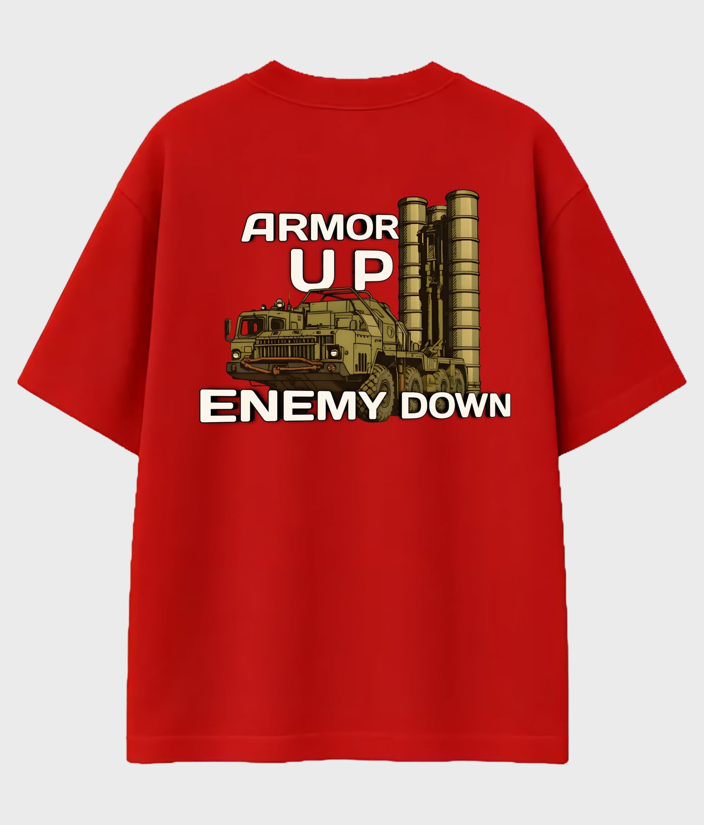 ARMOR UP | ENEMY DOWN - Tactical Graphic Tee Artecho