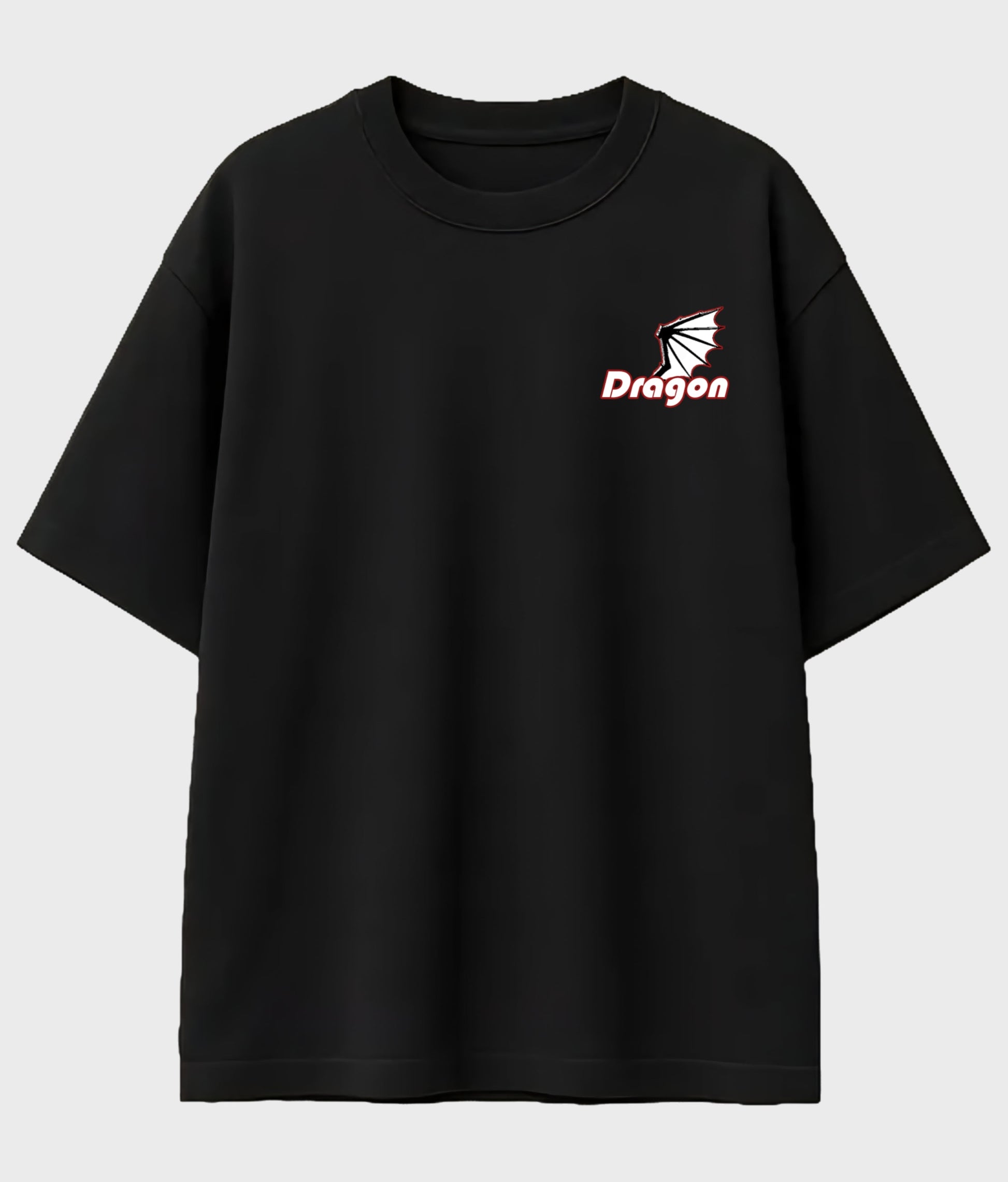 Inferno Dragon Cityscape Tee – Bold Graphic Streetwear Shirt Artecho