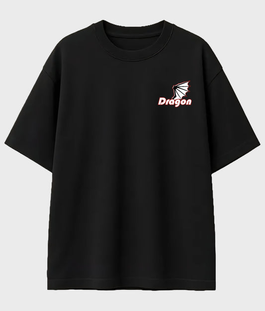 Inferno Dragon Cityscape Tee – Bold Graphic Streetwear Shirt Artecho